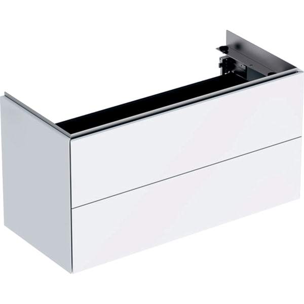 Geberit One Cabinet For Washbasin, with Two Drawers, Small Projection - Unbeatable Bathrooms