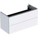 Geberit One Cabinet For Washbasin, with Two Drawers, Small Projection - Unbeatable Bathrooms