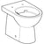 Geberit Selnova Floor-Standing WC, Washdown, Back-To-Wall, Horizontal Or Vertical Outlet, Semi-Shrouded, Rimfree - Unbeatable Bathrooms