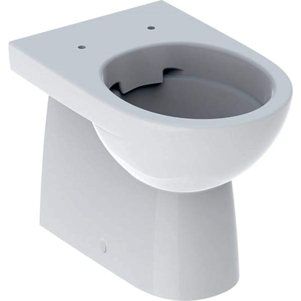 Geberit Selnova Floor-Standing WC, Washdown, Back-To-Wall, Horizontal Or Vertical Outlet, Semi-Shrouded, Rimfree - Unbeatable Bathrooms
