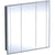 Geberit One Mirror Cabinet with Lighting, with Three Doors - Unbeatable Bathrooms