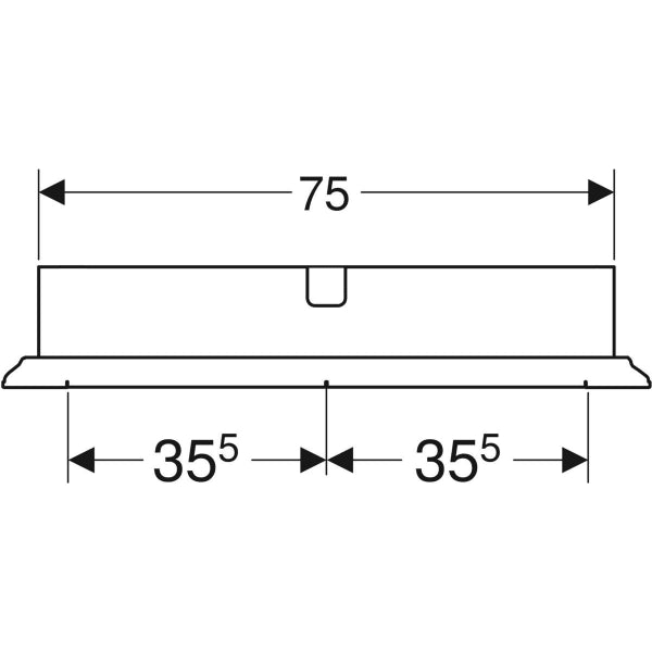 Geberit One Mirror Cabinet with Lighting, with Two Doors - Unbeatable Bathrooms