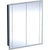 Geberit One Mirror Cabinet with Lighting, with Two Doors - Unbeatable Bathrooms