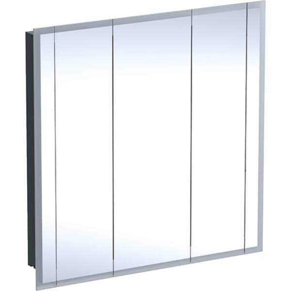 Geberit One Mirror Cabinet with Lighting, with Three Doors - Unbeatable Bathrooms