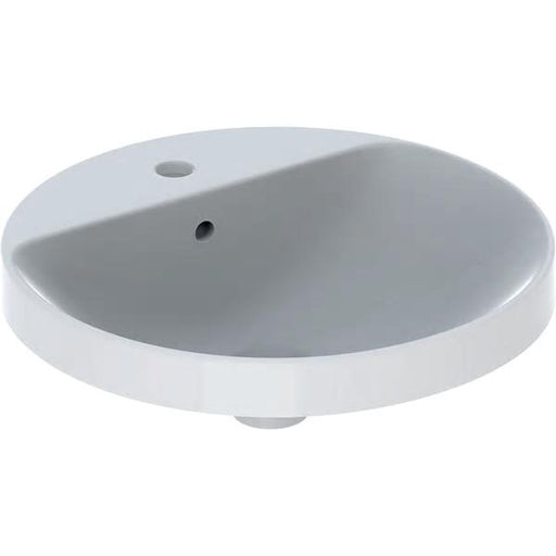 Geberit Variform Round 480mm Inset Basin with 1TH Bench - Unbeatable Bathrooms
