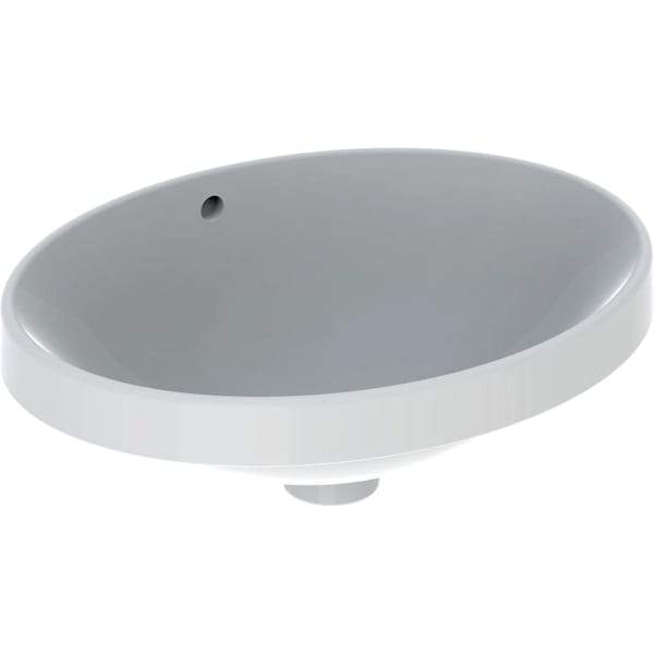Geberit Variform Oval 50/55cm 0TH Inset Basin - Unbeatable Bathrooms