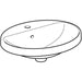 Geberit Variform Oval 50/55/60cm Inset Basin with 1TH Bench - Unbeatable Bathrooms