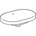 Geberit Variform Elliptic 600mm 0TH Inset Basin - Unbeatable Bathrooms