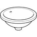 Geberit Variform Round 330mm 0TH Inset Basin - Unbeatable Bathrooms