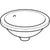 Geberit Variform Round 330mm 0TH Inset Basin - Unbeatable Bathrooms