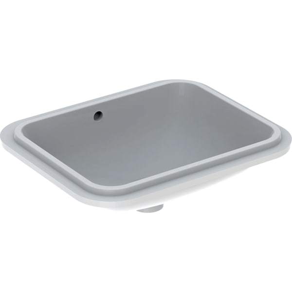 Geberit Variform Rectangular 45/50cm 0TH Inset Basin - Unbeatable Bathrooms