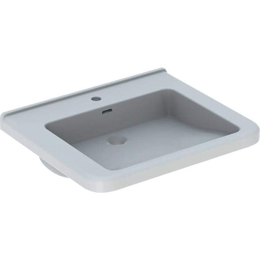 Geberit Selnova 55/65cm Comfort, Barrier-Free, Square Wall Hung Basin - 1TH - Unbeatable Bathrooms