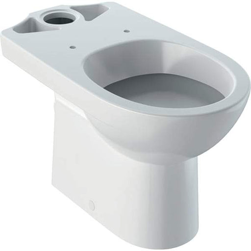 Geberit Selnova Floor-Standing Wc For Close-Coupled Exposed Cistern, Washdown, Horizontal Outlet, Semi-Shrouded - Unbeatable Bathrooms