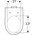 Geberit Selnova Floor-Standing WC, Washdown, Back-To-Wall, Horizontal Outlet, Semi-Shrouded - Unbeatable Bathrooms