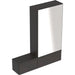Geberit Selnova Square Mirror Cabinet with One Door and Two Pull-Down Doors - Unbeatable Bathrooms