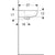 Geberit Selnova 45/50cm Handrinse Basin - 1 & 2TH - Unbeatable Bathrooms