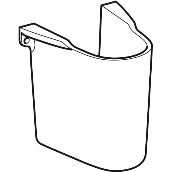 Geberit Selnova 55/60cm Washbasin - 1 & 2TH - Unbeatable Bathrooms