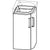 Geberit Selnova 320/500mm Compact Corner Vanity Unit - Wall Hung 2 Door Unit - Unbeatable Bathrooms