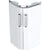 Geberit Selnova 320/500mm Compact Corner Vanity Unit - Wall Hung 2 Door Unit - Unbeatable Bathrooms