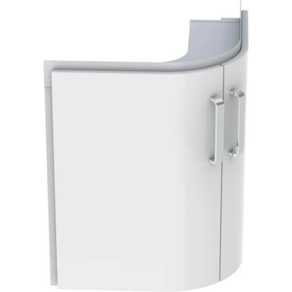 Geberit Selnova 320/500mm Compact Corner Vanity Unit - Wall Hung 2 Door Unit - Unbeatable Bathrooms