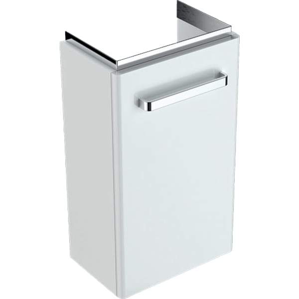 Geberit Selnova Compact Cabinet For Handrinse Basin, with Towel Rail, Small Projection - Unbeatable Bathrooms