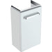 Geberit Selnova Compact Cabinet For Handrinse Basin, with Towel Rail, Small Projection - Unbeatable Bathrooms