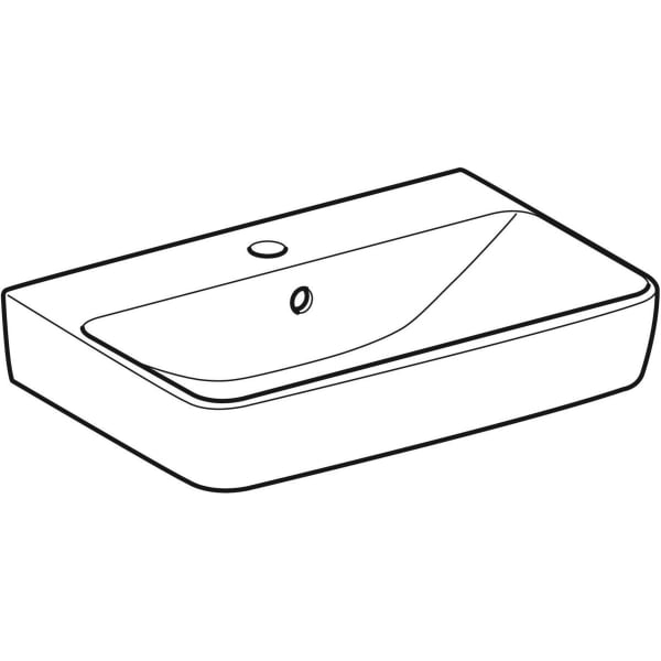 Geberit Selnova Compact Cabinet For Washbasin, with One Door and Servi