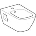Geberit Geberit Selnova Square Wall-Hung Bidet, Semi-Shrouded - Unbeatable Bathrooms