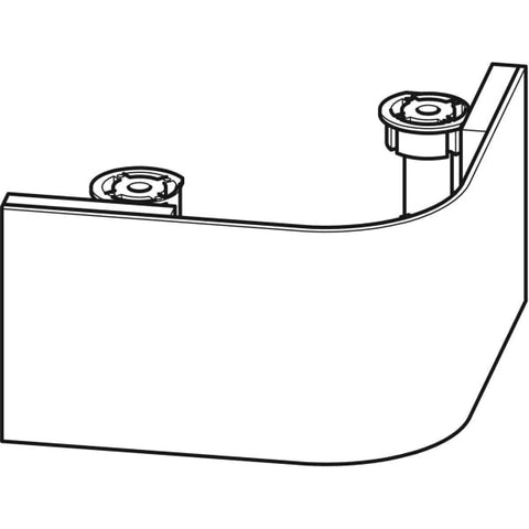 Geberit Selnova Compact Corner Base - Unbeatable Bathrooms