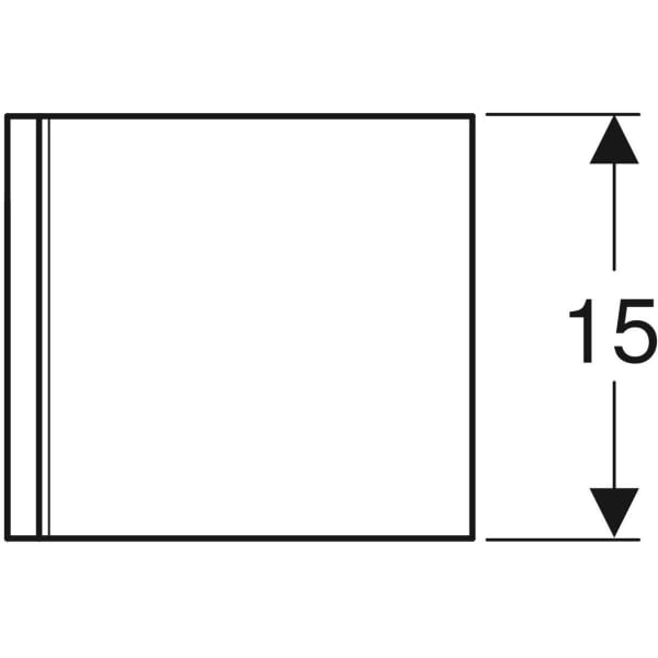 Geberit Selnova Compact Corner Base - Unbeatable Bathrooms