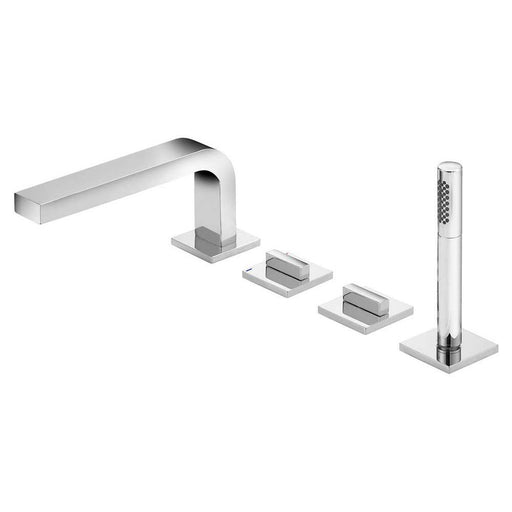 Keuco Edition 11 Four Hole Bath Controls and Hand-Shower 51130 - Unbeatable Bathrooms