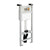 Sottini 110cm Pneumatic Frame for Front Flush Plate - Unbeatable Bathrooms
