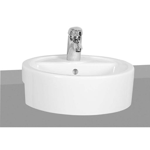 Vitra Matrix / M-Line 450mm 1TH Round Semi-Recessed Basin - Unbeatable Bathrooms
