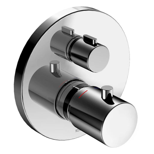 Keuco Edition 400 Thermostatic Mixer DN 20 with Stop Valve and Diverter - Unbeatable Bathrooms