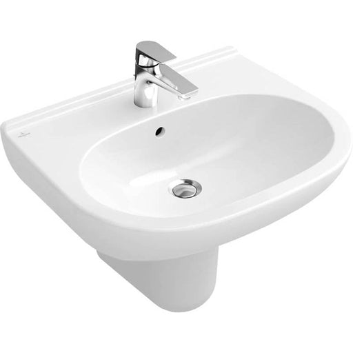 Villeroy & Boch O.Novo Washbasins White Alpin, With Overflow, Unpolished - Unbeatable Bathrooms