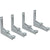 Geberit Set Of Mounting Brackets For Play and Washspace, Four Washbasin Taps - Unbeatable Bathrooms