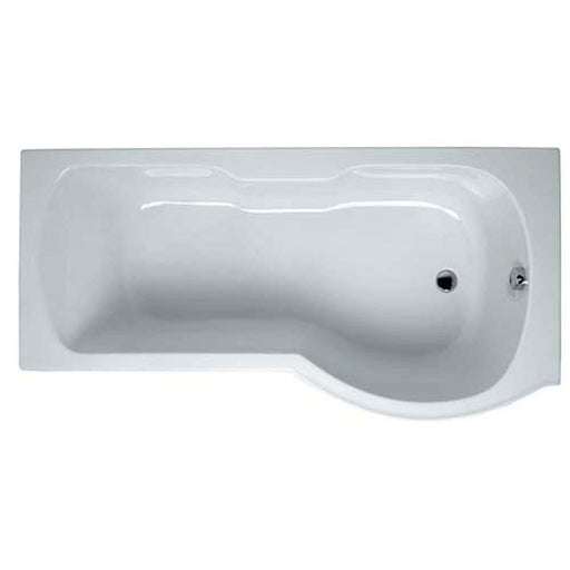 Vitra Optima 1700mm Shower Bath - Left Hand - Unbeatable Bathrooms