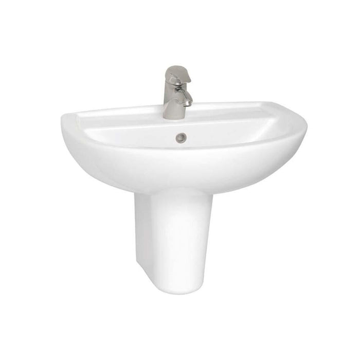 Vitra New Layton 55/60/65cm 1TH Wall Hung Basin - Unbeatable Bathrooms