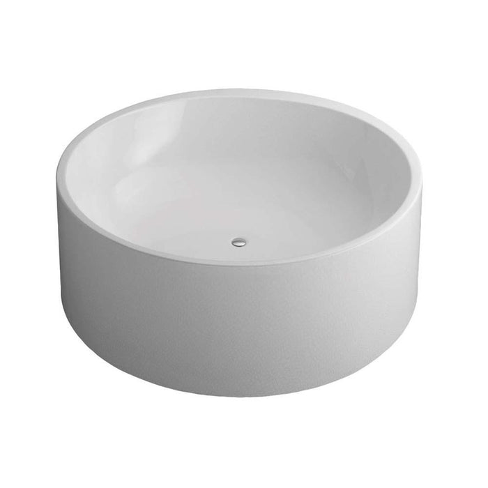 Vitra Istanbul 1600 x 1600mm Cylindrical Freestanding Bath - Unbeatable Bathrooms
