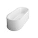 Vitra Istanbul 1900 x 900mm Oval Freestanding Bath - Unbeatable Bathrooms