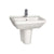 Vitra S50 45/50/55/60/65cm 1TH Square Pedestal Basin - Unbeatable Bathrooms