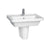 Vitra S50 45/50/55/60/65cm 1TH Square Pedestal Basin - Unbeatable Bathrooms