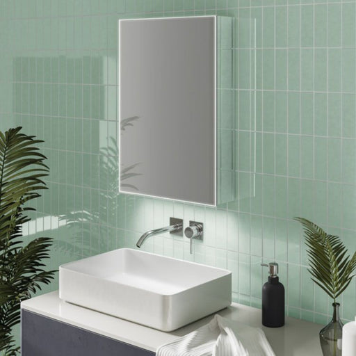 HiB Exos 50 LED Mirror Cabinet - Unbeatable Bathrooms