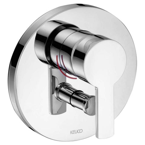 Keuco Plan Blue Concealed Single Lever Bath Tub and Shower Mixer 53972 - Unbeatable Bathrooms