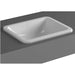 Vitra S20 Square 45/50/55cm Counter Inset Basin - 0 & 1TH - Unbeatable Bathrooms