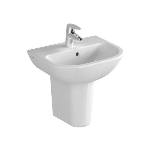Vitra S20 45/50cm Pedestal Basin - 1 & 2TH - Unbeatable Bathrooms