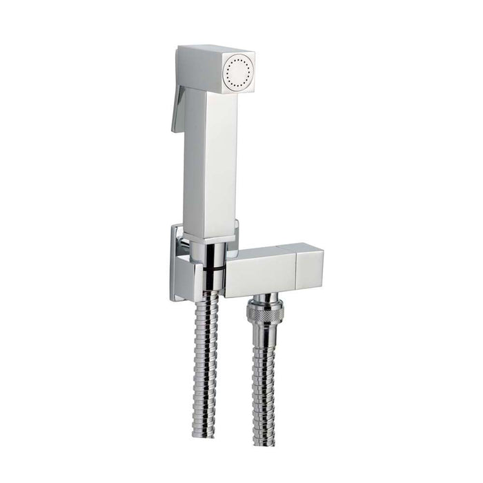 JTP Square Douche Set with Angle Valve - Unbeatable Bathrooms