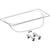 Geberit Soana 16/17/1800mm Single Ended Bath - Unbeatable Bathrooms