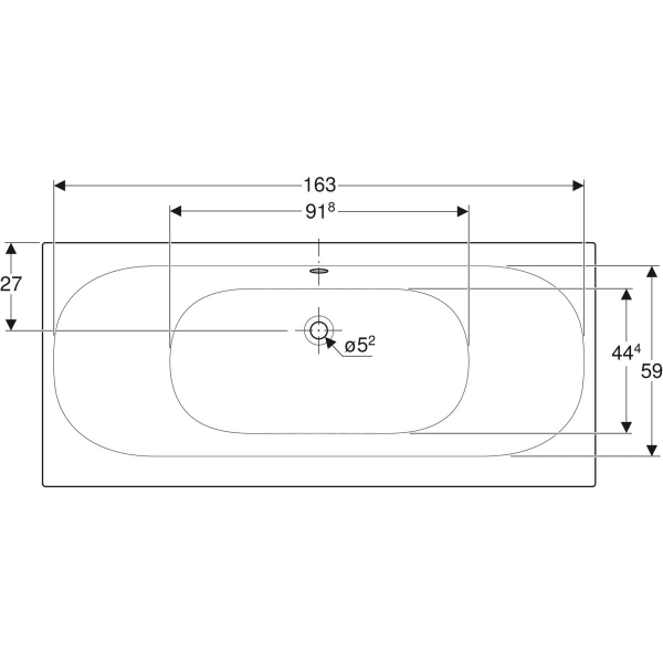 Geberit Soana 17/18/1900mm Double Ended Bath with Feet - Unbeatable Bathrooms