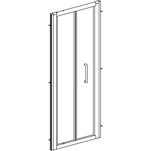 Geberit Geo Folding Door - Unbeatable Bathrooms